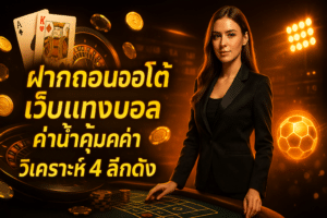 ฝากถอนออโต้ เว็บแทงบอล